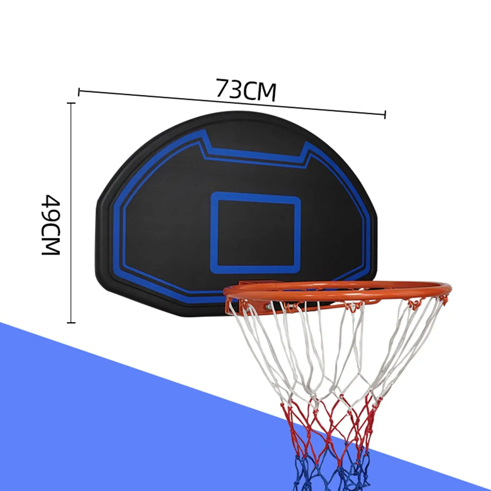 Basketball Hoop Games Replacement Backboard Goal for Boys Girls Backyard Dunking Outside Outdoor Sports