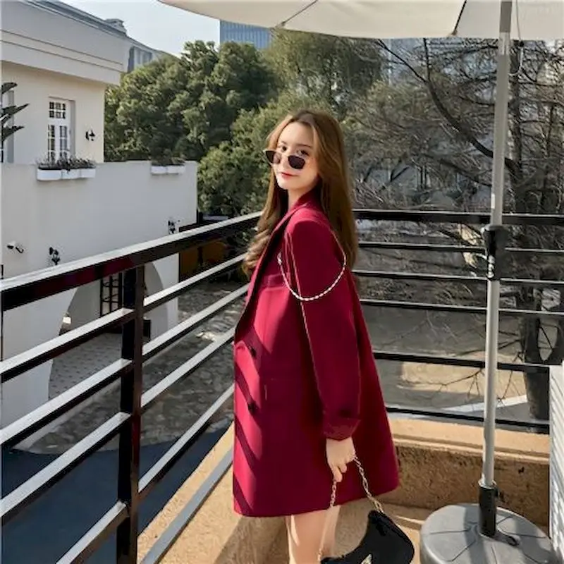 

Новый Женский блейзер UNXX, пальто, куртка с длинным рукавом, черный костюм Y2k, корейская мода, женская роскошная дизайнерская одежда для офиса, топы