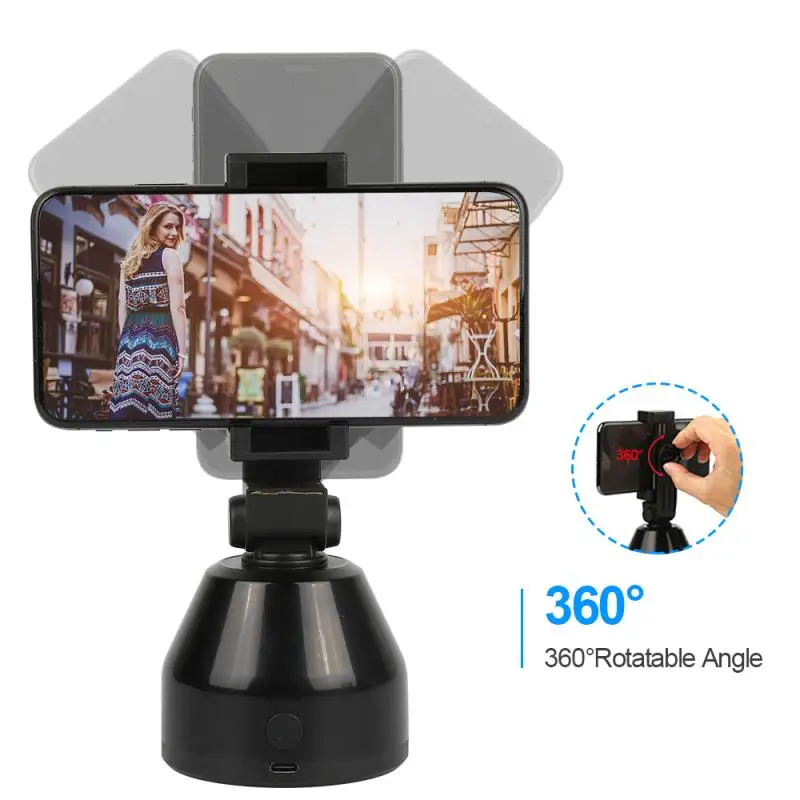 

Smart Bluetooth Selfie Stick Gimbal Phone Stabilizer 360° Rotation Shooting Tripod Object Tracking Face Shooting Phone Holder