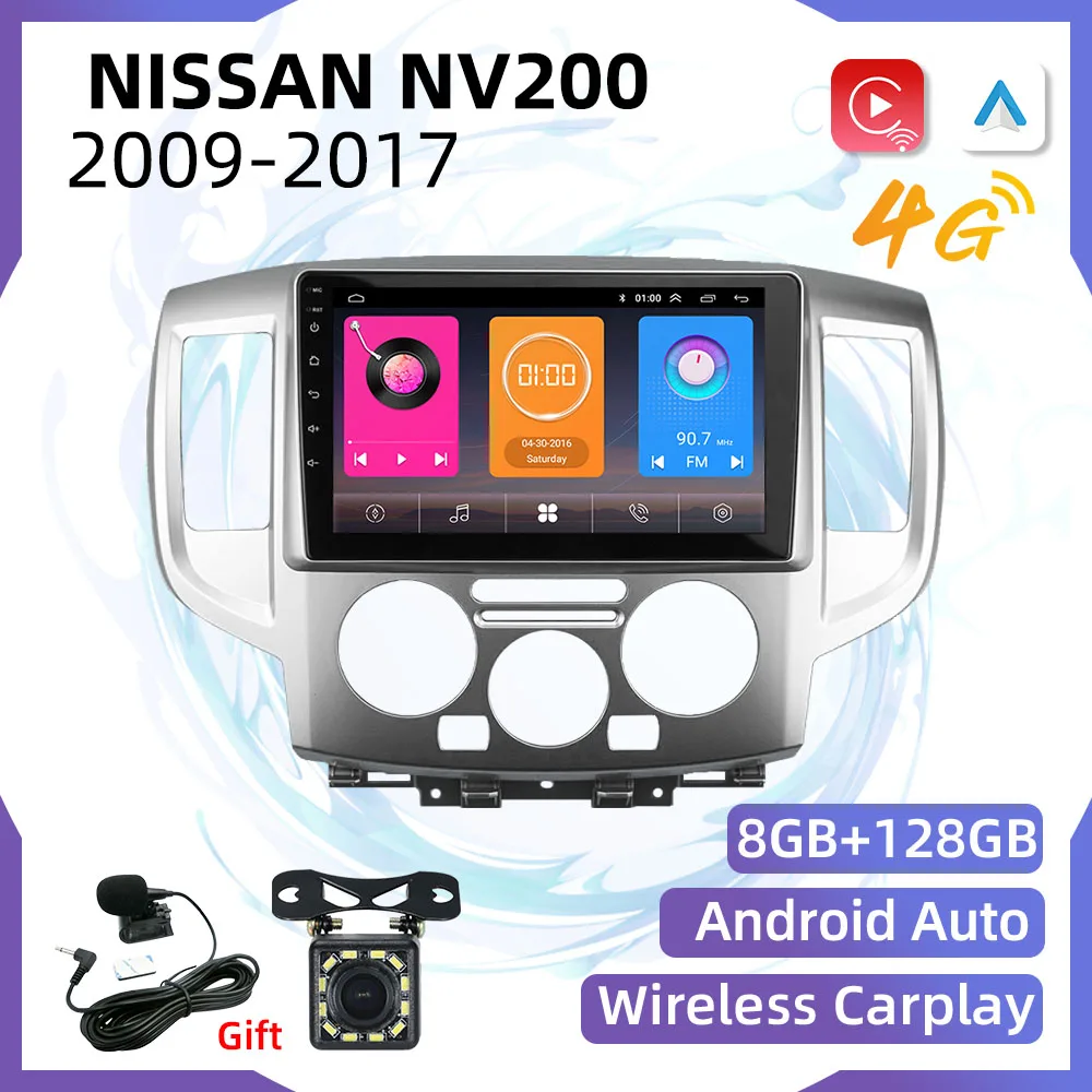 

2 Din Android Car Stereo for NISSAN NV200 2009-2017 Car Multimedia Player WIFI FM BT Navigation Head Unit Autoradio Audio Radio