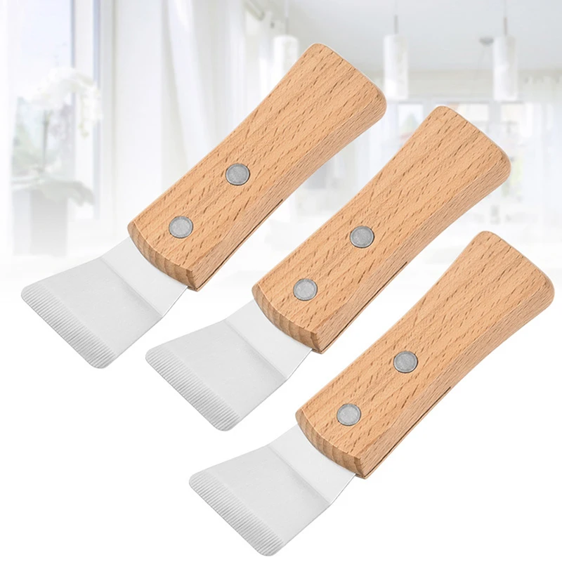 

Stainless Steel Industrial Big Spatula Scoop With Wooden Handle Stretch Ceiling Film Shovel Accessories For Welding Harpoon