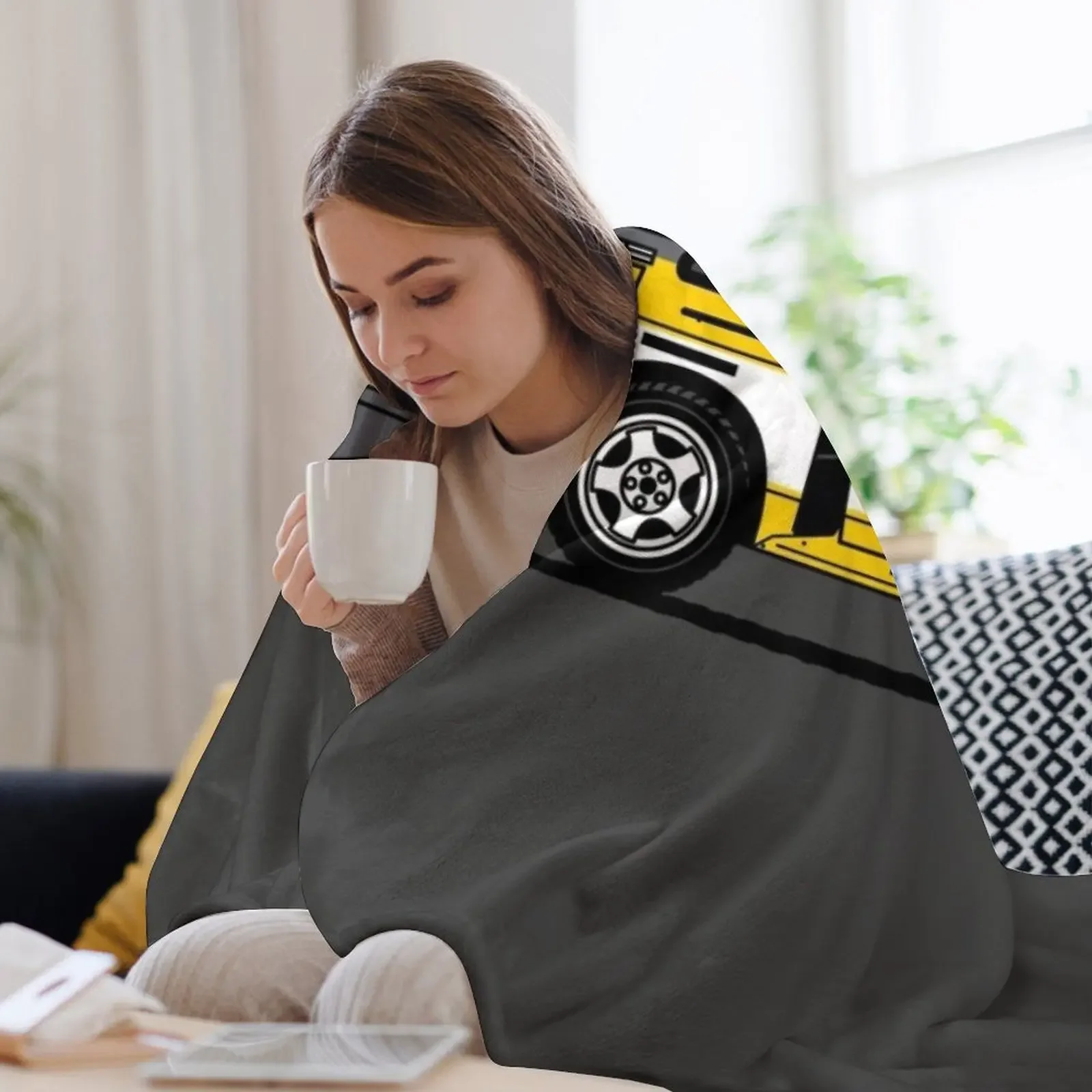 S1 Group B Классическое одеяло для раллийного автомобиля дивана Дизайнеры аниме