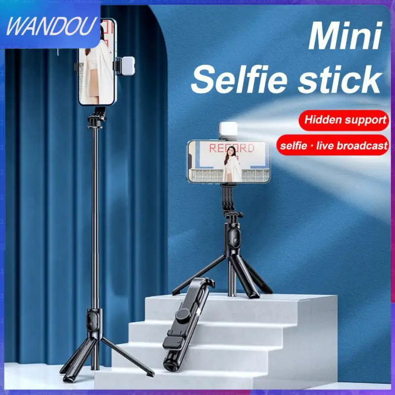 

Aluminum Selfie Stick Remote Live Tripod Wireless Live Broadcast Bracket For Mobile Foldable Portable Portable