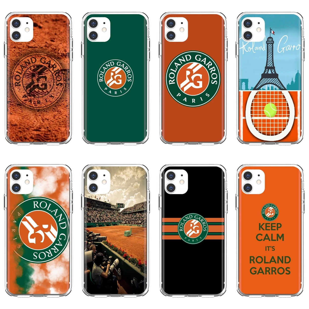 Мягкий чехол Roland-Garros с открытым логотипом во Французском Париже для Huawei Honor 8A 7A 7C 8X