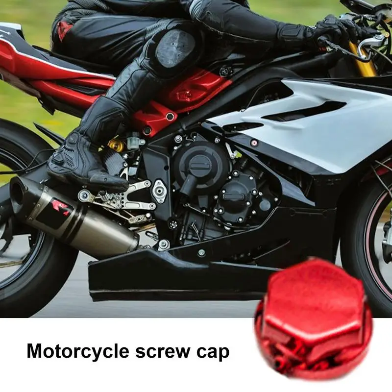 

Крышка с винтом для мотоцикла аксессуары для модификации мотоцикла метрические мотоциклетные винты хромированные шестигранные колпачки 30 шт.