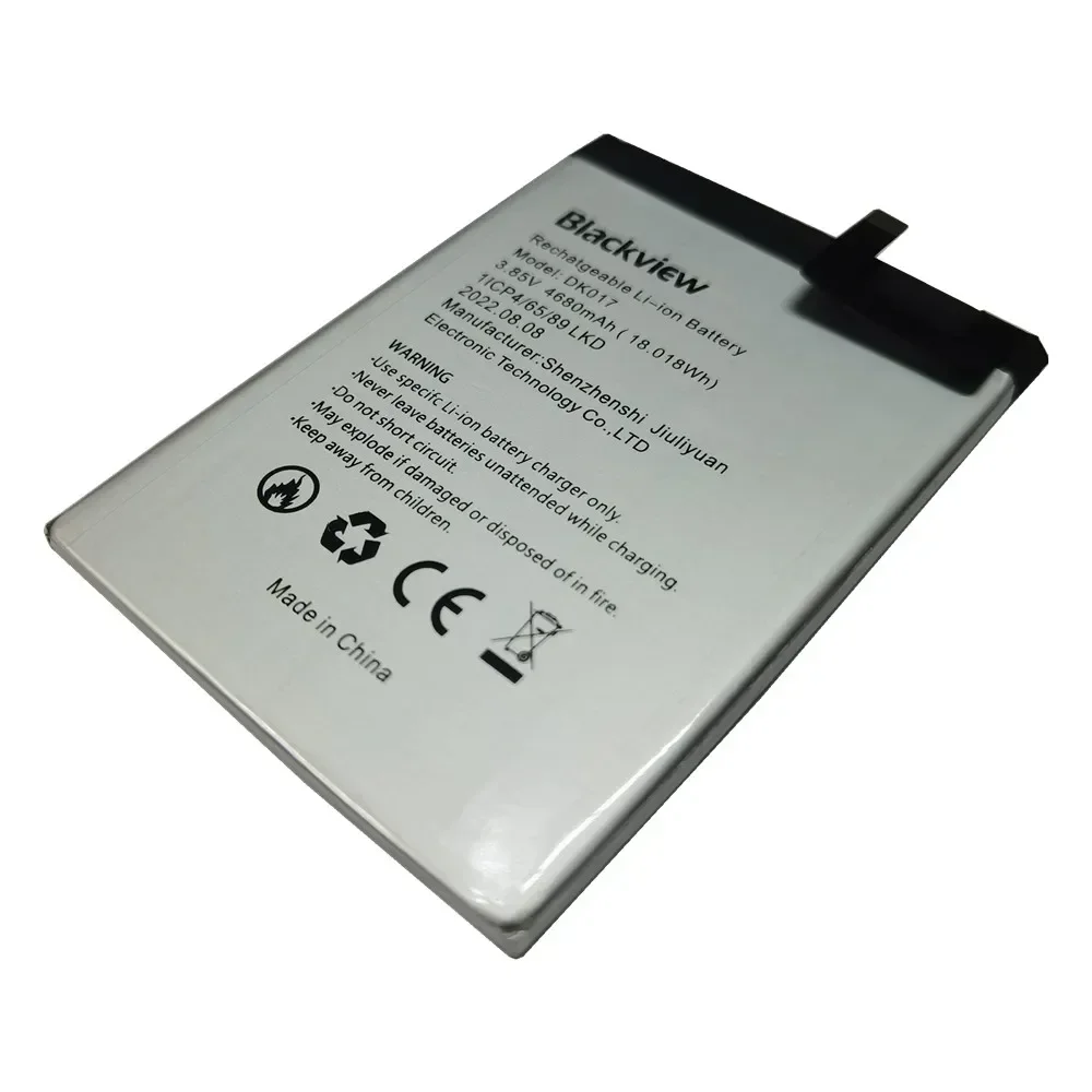 2024 года 100% оригинальная батарея DK017 для Blackview A80 Pro/A80 Plus 6 49 дюйма капля воды 4680 мАч
