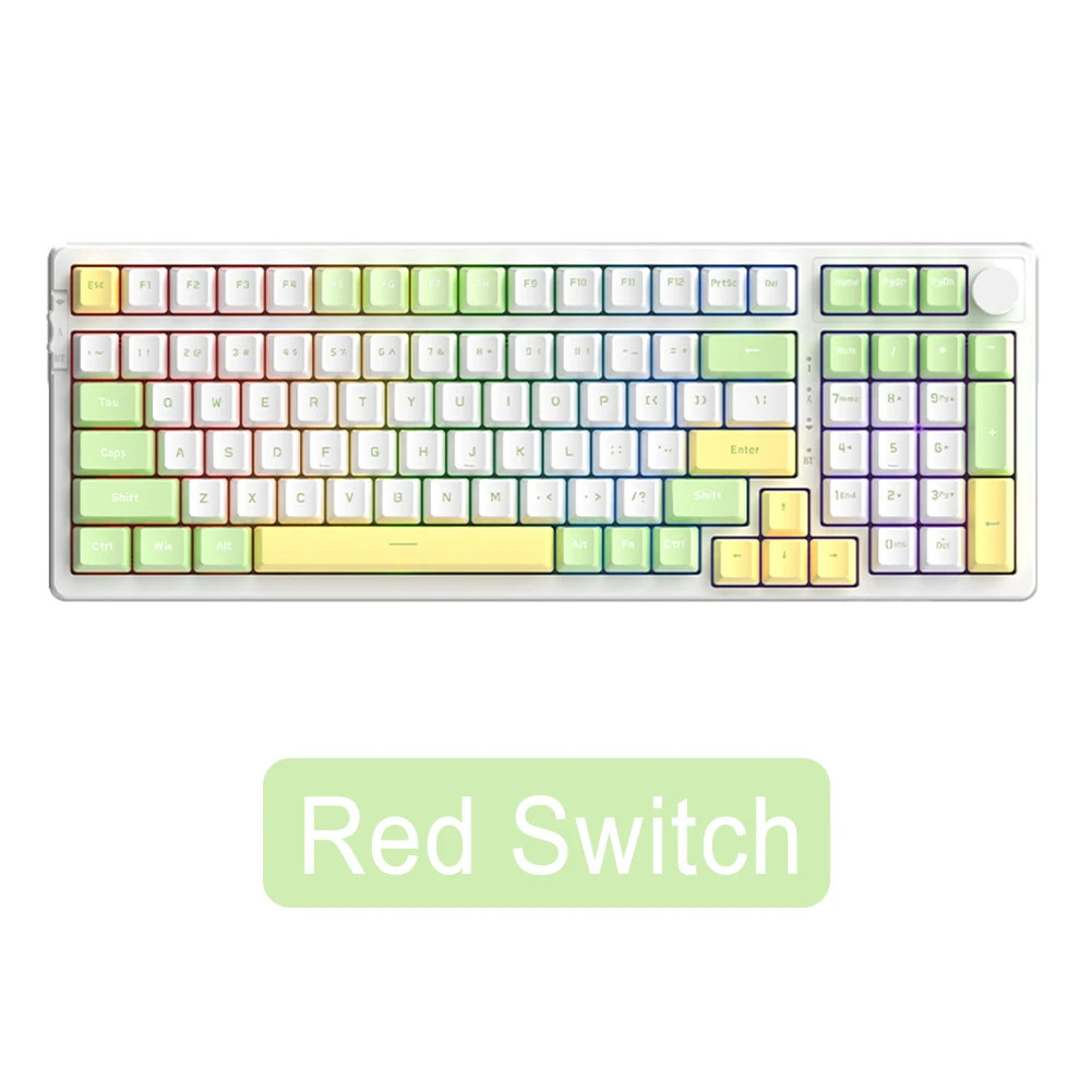 Механическая клавиатура 99-клавишная с RGB подсветкой возможностью горячей замены