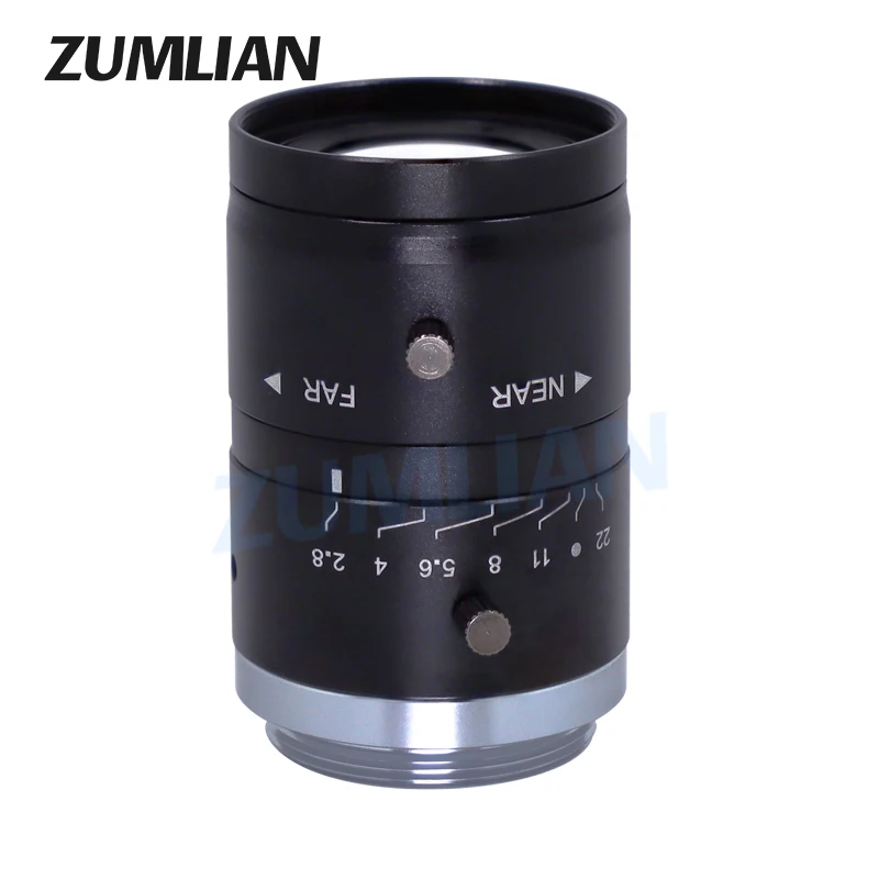 ZUMLIAN 50 мм объектив C-Mount FA 1/1.8 ''IMX178 CMOS F2.8 ручная Радужная фотокамера 5
