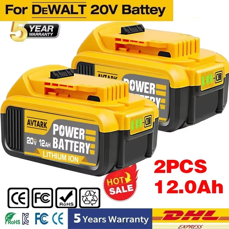 Литий-ионный аккумулятор для DeWalt 18 В 20 9 Ач