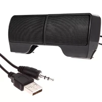 portable mini clip usb soundbar for laptop desktop tablet pc black soundbar powered bluetooth speaker subwoofer sound