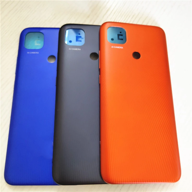 

10pcs for Xiaomi Redmi 9C Back Cover Back Panel Glass 9C Back Door Cover for Redmi 9C Pro Back Cover + Side Button