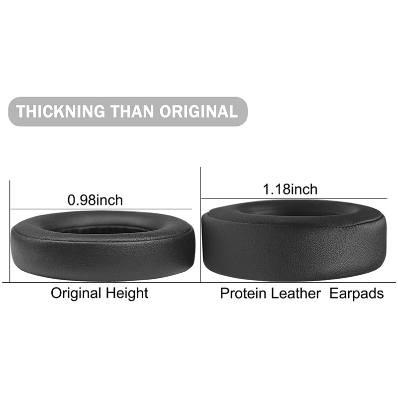 2Pcs Ear Pads Cushion Replacement Earpads For Corsair Virtuoso RGB Wireless SE Gaming Headset
