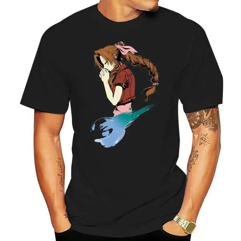 

T Shirt Putih Ffvii Gaming Wanita Final Fantasy Vii Aerith Aerography