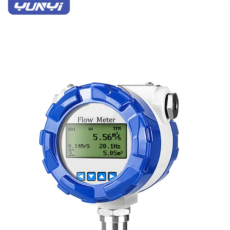Цифровой гидравлический турбинный расходомер жидкости датчик расхода воды 4-20 мА