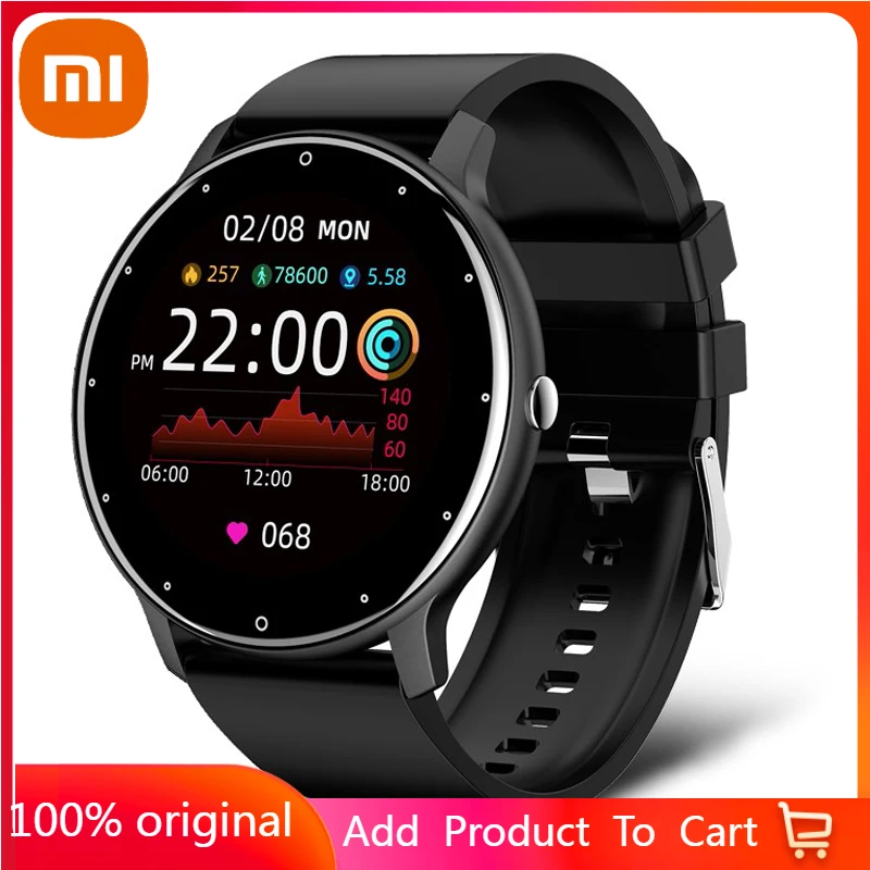 

Xiaomi New Smart Watch Men Women Fitness Bracelet Heart Rate Blood Pressure Monitoring Sports Tracker Smartwatch Clock for Phone