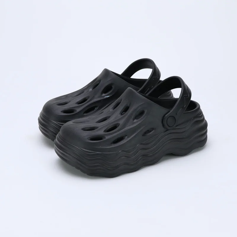 7cm Height Increasing Slippers Girls Pink Beach Clogs Shoes Women's Summer Platform Sandal Slipper Woman White Mules Garden Clog