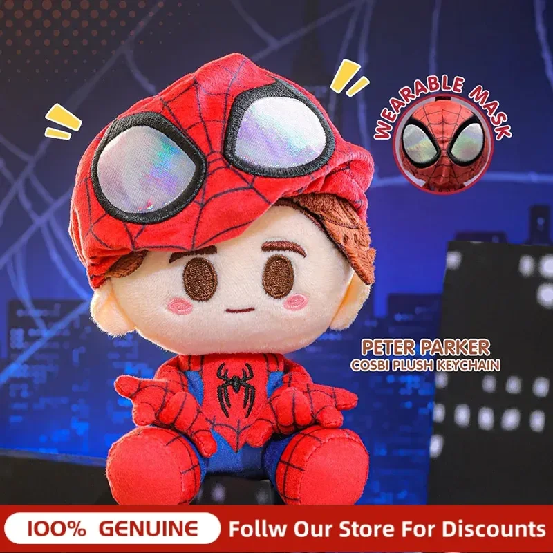 Фото Оригинальный брелок-фигурка Hot Toys Spider-Man Cosbi Blind Box: Халк, Скорпион. Элегантный декор, модный коллекционный подарок для фанатов Marvel. №3