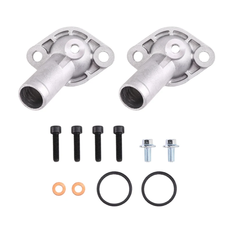 Фото ABKY-2 комплекта V-Twin алюминиевая крышка выхода термостата для Can-Am 800 1000 Outlander Renegade 420222690 420222691 №1
