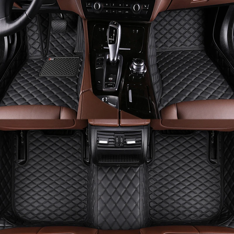 

Artificial Leather Custom Car Floor Mats for Volkswagen Vw Amarok Teramont 7 Seat 2017-2020 Year Interior Details