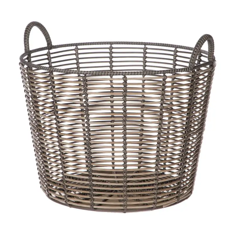 

Rattan Storage Basket with Handles, Large, Brown