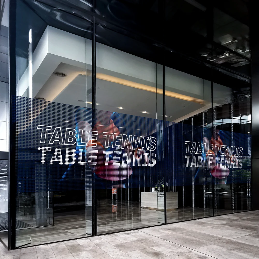 QiAds на заказ оконное стекло для медицинского клуба конфиденциальная пленка