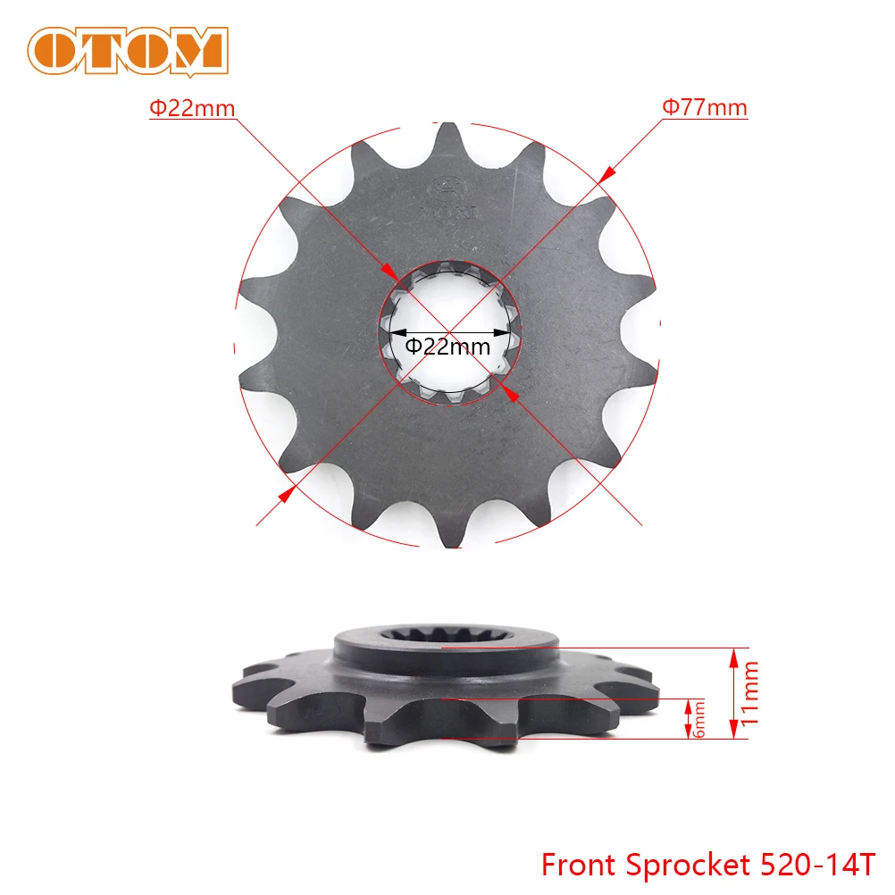 

Передняя Звездочка для мотоцикла 520-13T/520-14T/530-13T