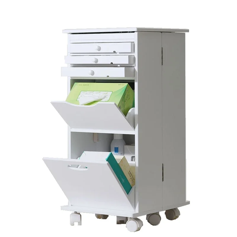 Белый мини-туалетный столик в комплекте маленький складной раскладной мобильный