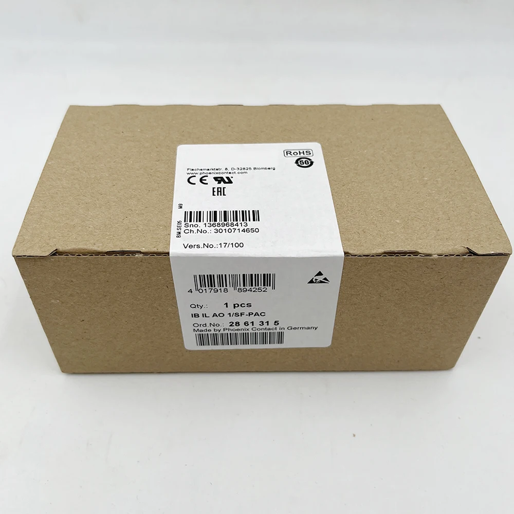 

2861315 For Phoenix Analog Module IB IL AO 1/SF-PAC
