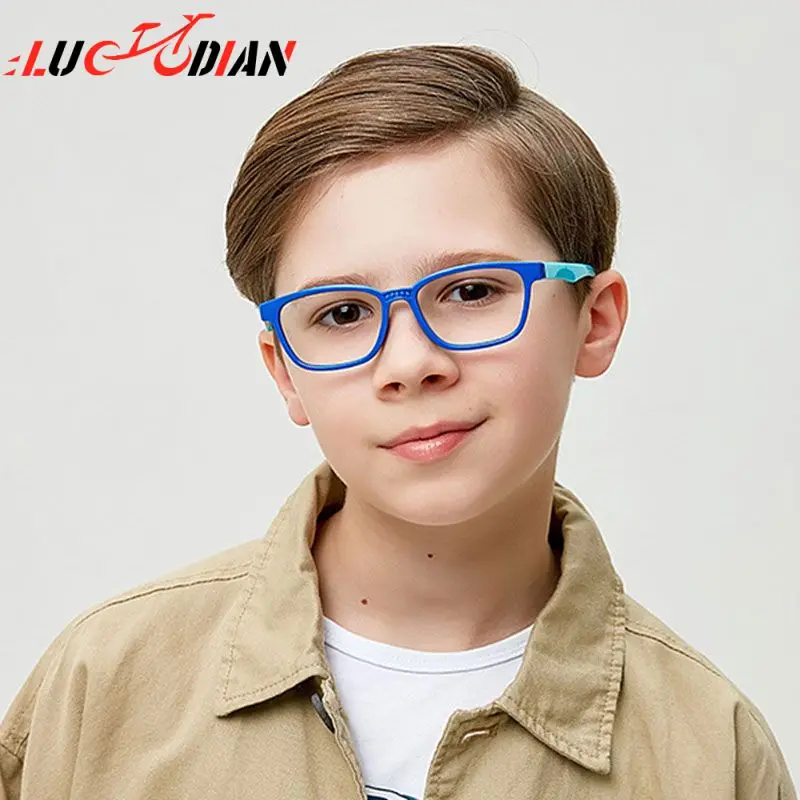

2023 Anti-blue Light Children's Glasses Optical Children Boys Girls Computer Transparent Blocking Anti-reflection Glasses UV