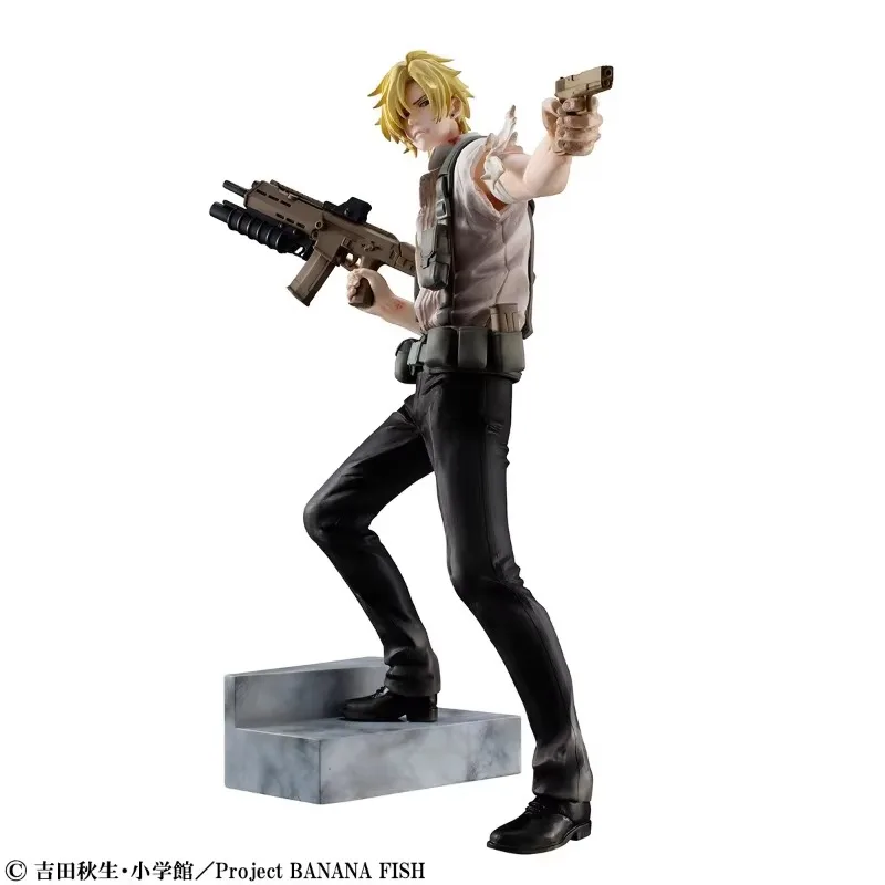 100% оригинал Megahouse GEM Ash Lynx Aslan Jade Callenreese BANANA FISH ПВХ экшн-фигурка аниме модель игрушки
