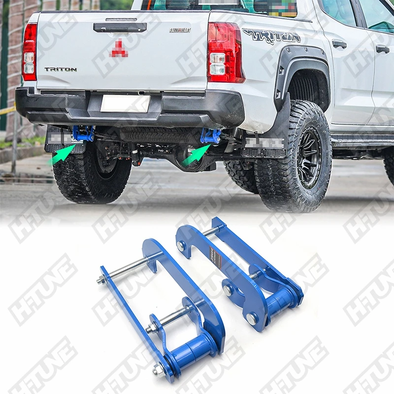 Фото Для Triton L200 4WD MQ MR 2015-2023, Triton MV 2024+ — передние проставки и задние удлинители на 2 дюйма, комплекты для лифта G-Shackles, аксессуары 4x4 №3