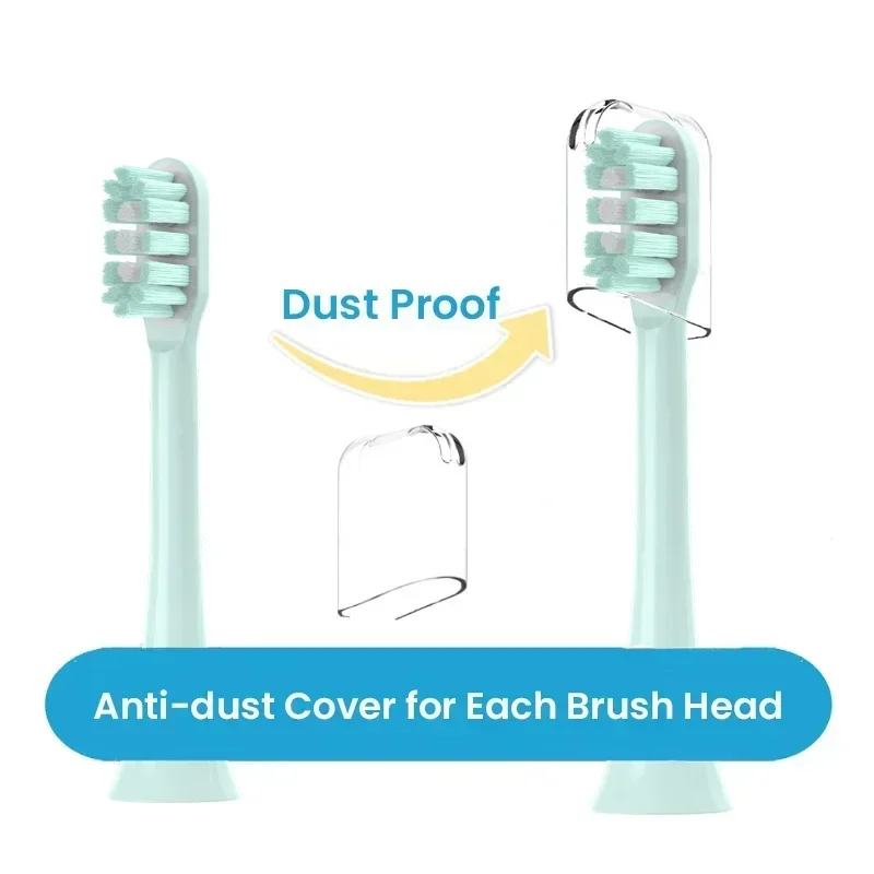 Насадки Сменные медные для электрической зубной щетки SOOCAS X3/X3U/X5 10 шт.