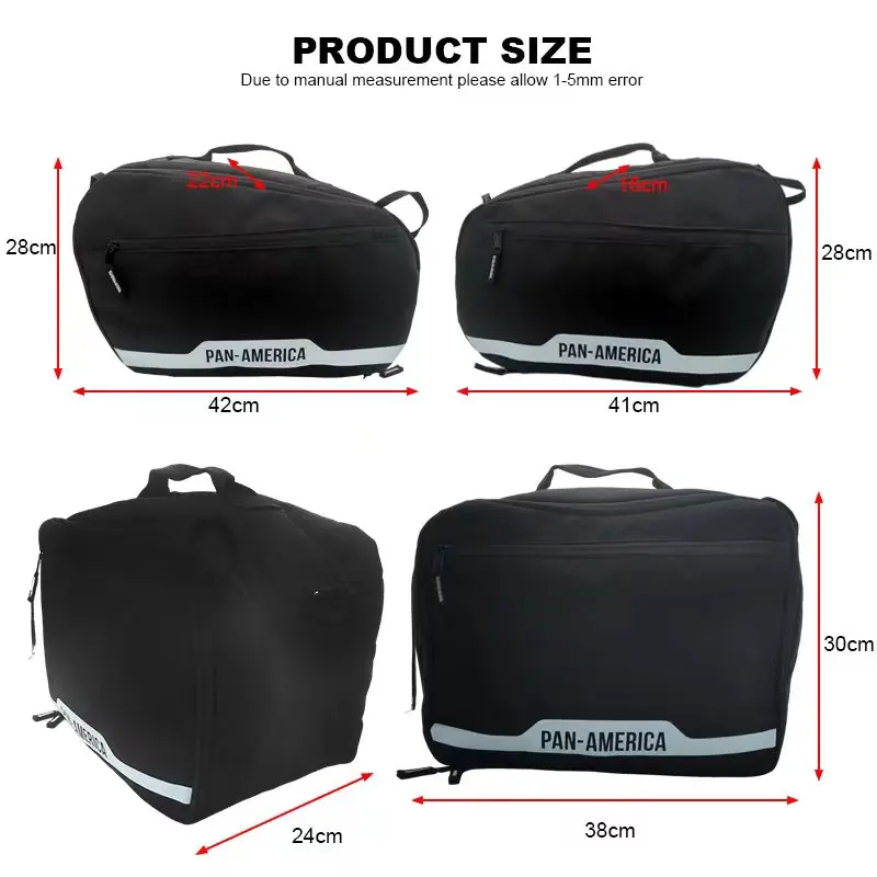 Спортивная Седельная Сумка Pan America 1250 Водонепроницаемая Из Волокнистой Ткани RA1250