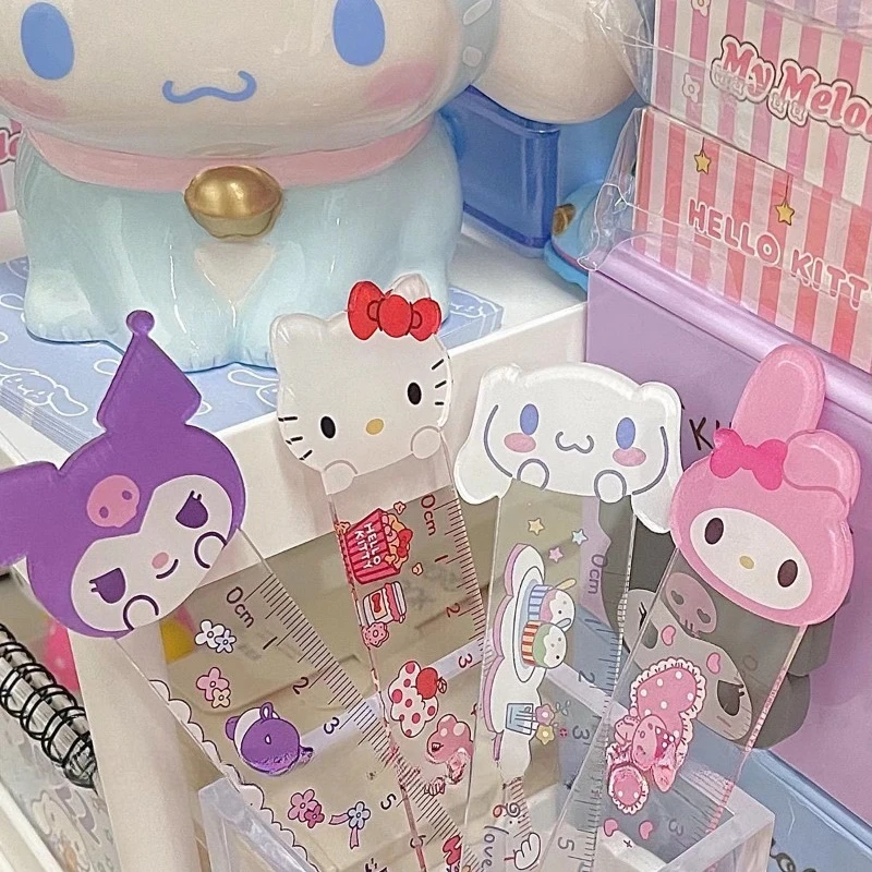 Линейка Cinnamoroll: милая, прочная, с четкой шкалой, для школы, офиса, черчения, подарок. (art.: 3920da1852a6f) - 3920da1852a6f