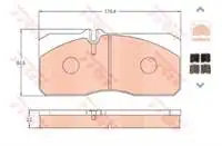 

For GDB5059 brake pad L2000 93