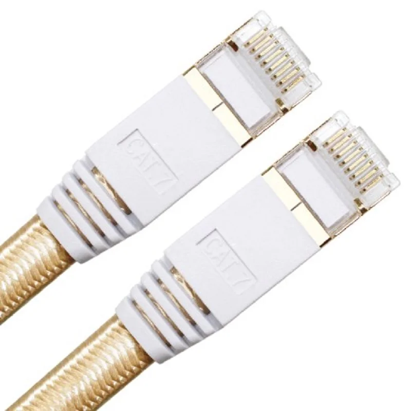 Cable Ethernet de red LAN de cobre puro blindado Cat 7 RJ45,...