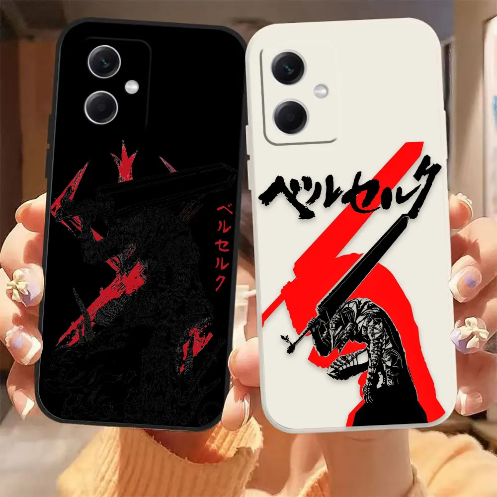 

Anime Guts Berserk Case For Redmi Note 12 11 11T 11R 11S 10 9T 8 7 7S PRO PLUS 4G 5G Colour Liquid Case Funda Coque Shell Capa