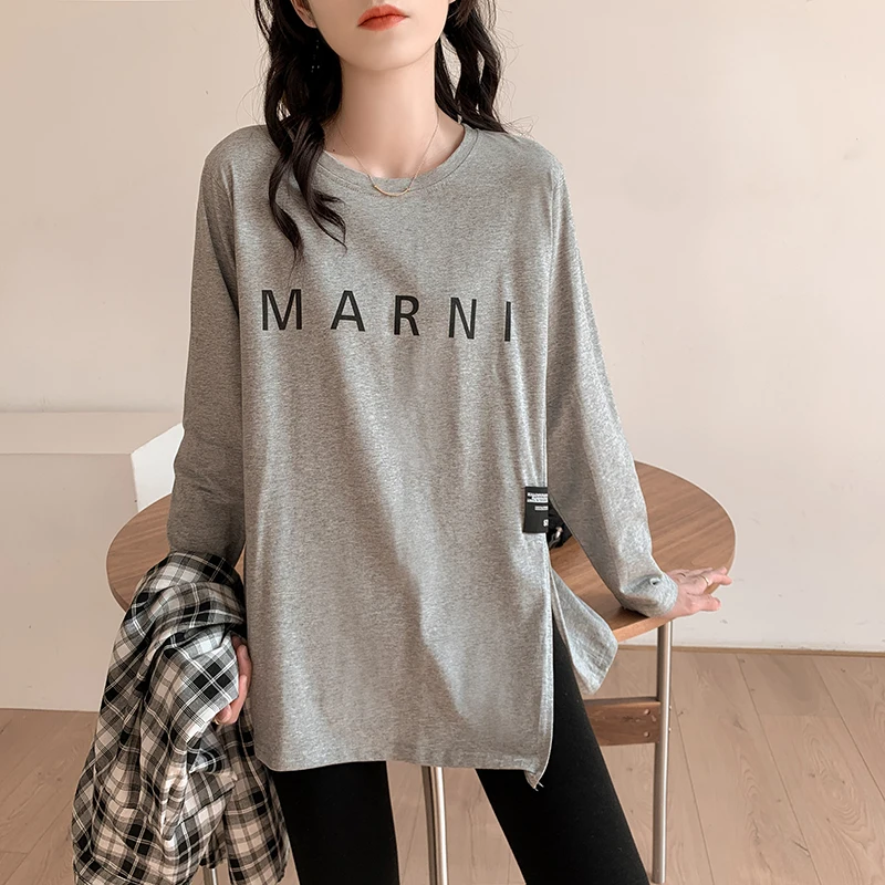 

Street Style Chic Design Female Long-Sleeve Shirt Hit-pop Loose Casual all suitable Clothes 2022 Hot Sales