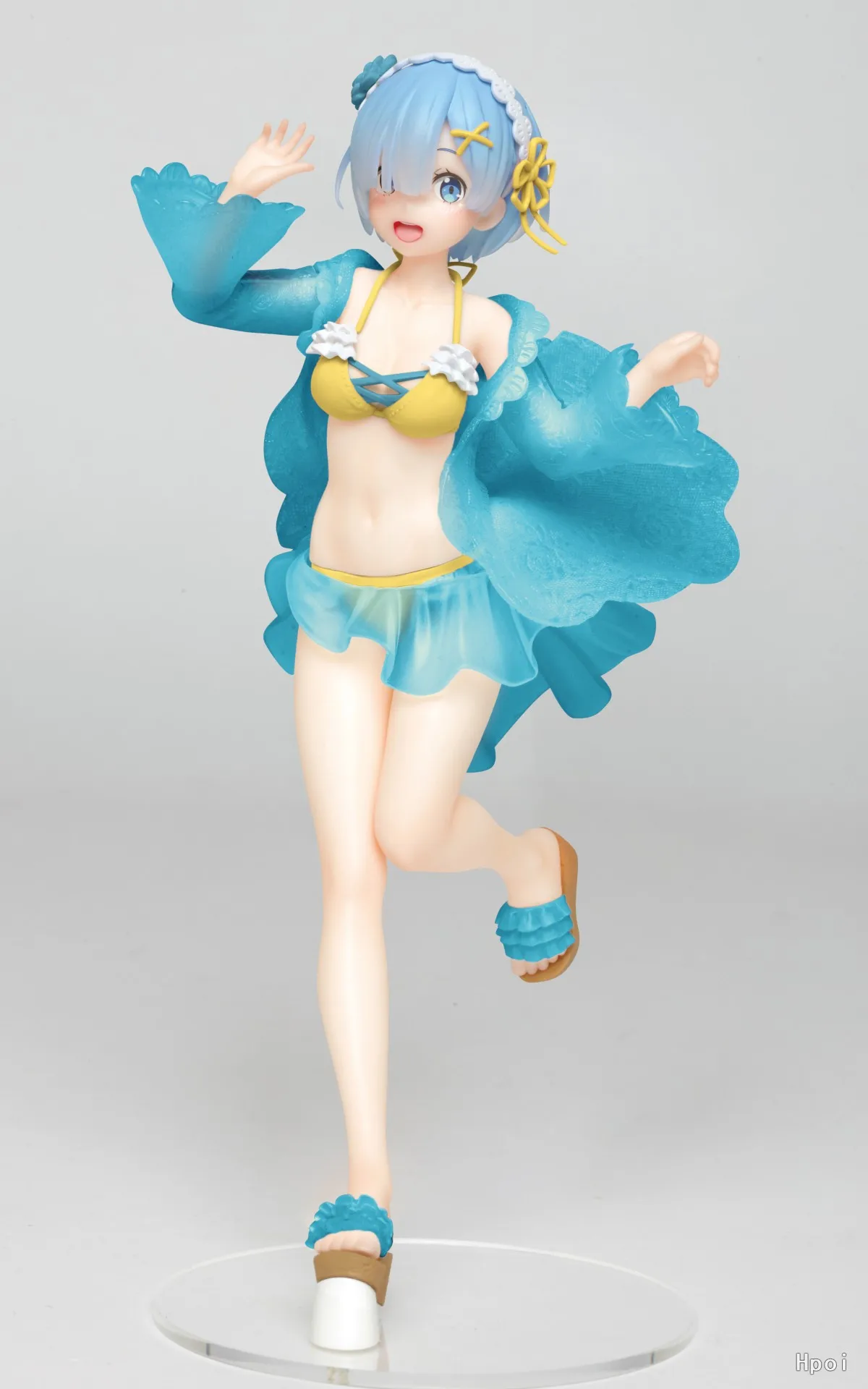 Фото 【UA】TAiTO PCS Re:Zero - Жизнь в другом мире с нуля: Фигурка Рем в купальнике с лотосовым листом, новая версия, модель, подарок №2