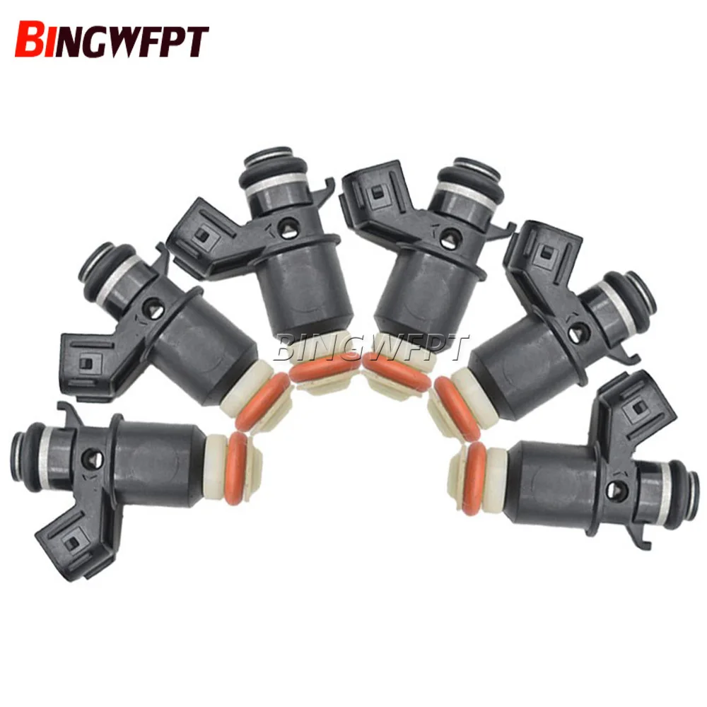 

Genuine 6pcs/lot 16450-PLC-003 16450-PLD-003 Fuel Injectors for Honda Civic 1.7L LX DX HX 16450PLC003 16450PLD003