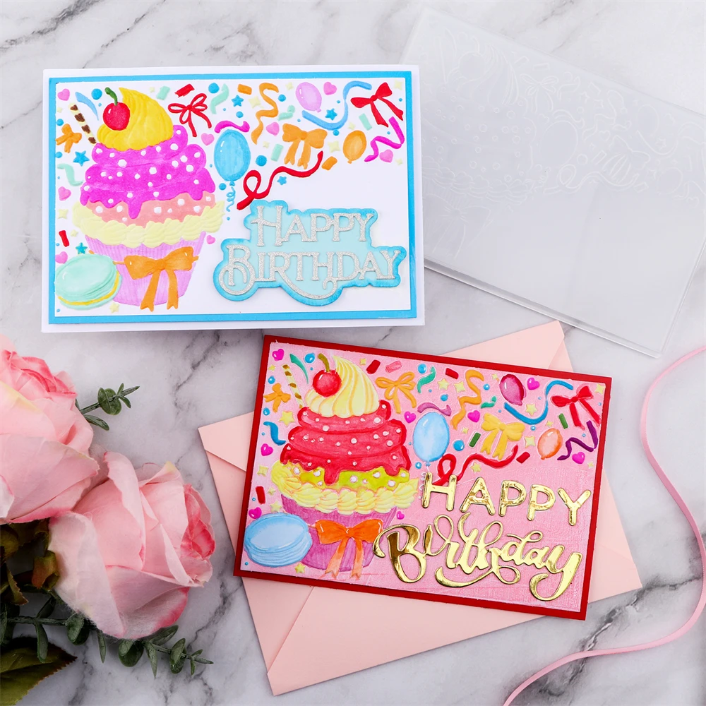 Папка с 3D тиснением винтажный котел на Хэллоуин дрейф-бутылка фон для торта