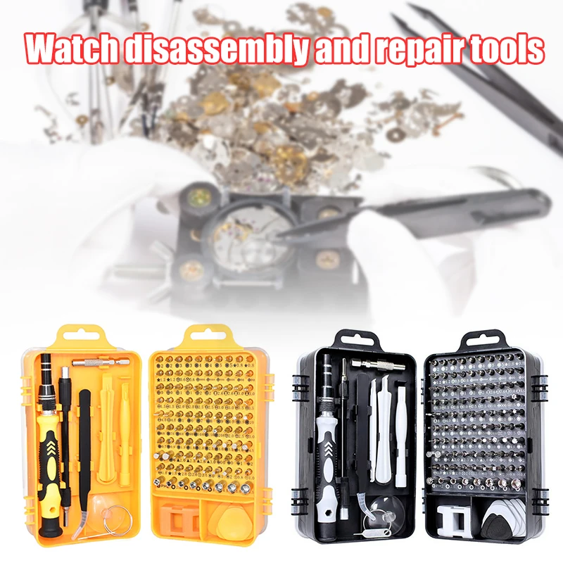 samodzielny zestaw narzędzi ręcznych do wymiany i naprawy zegarków za pomocą śrubokręta noża podważania