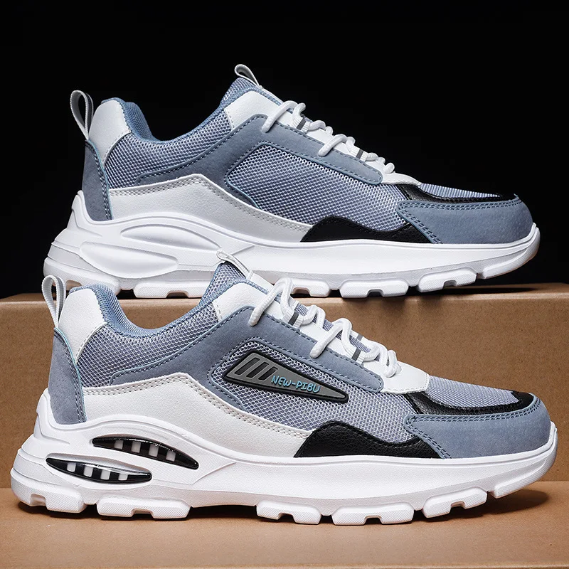 

2022 Men Casual Platform Sneakers Fashion Chunky Dad Shoes Male Lace Up Breathable Comfortable Vulcanized Shoes Zapatos Hombre