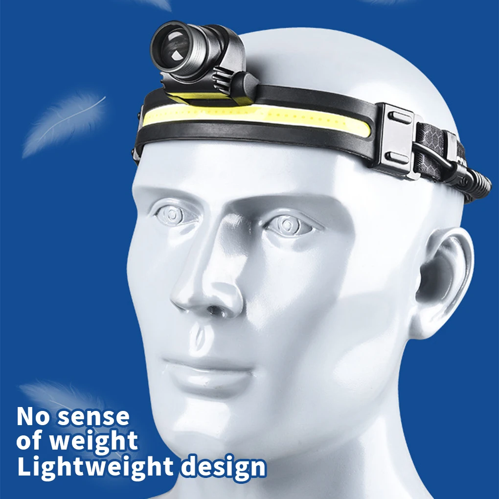 

Headlamp Large Capacity Battery Headlight Head Flashlight Outdoor Camping