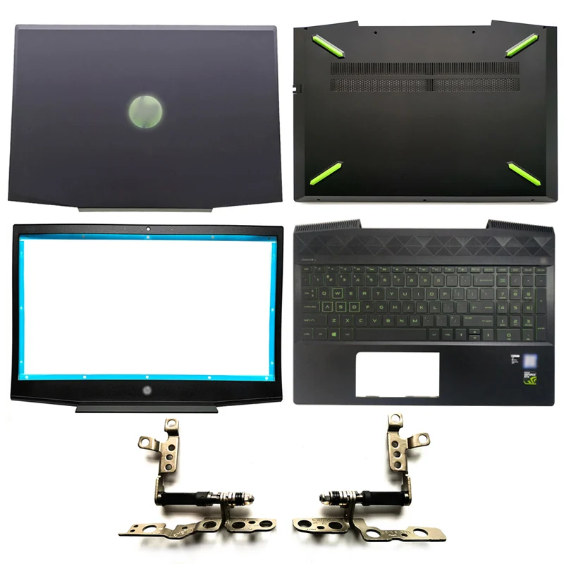 

NEW For HP Pavilion 15-CX Series Laptop LCD Back Cover/LCD Front bezel/LCD Hinges/Palmrest Upper Case/Bottom Case L20314-001