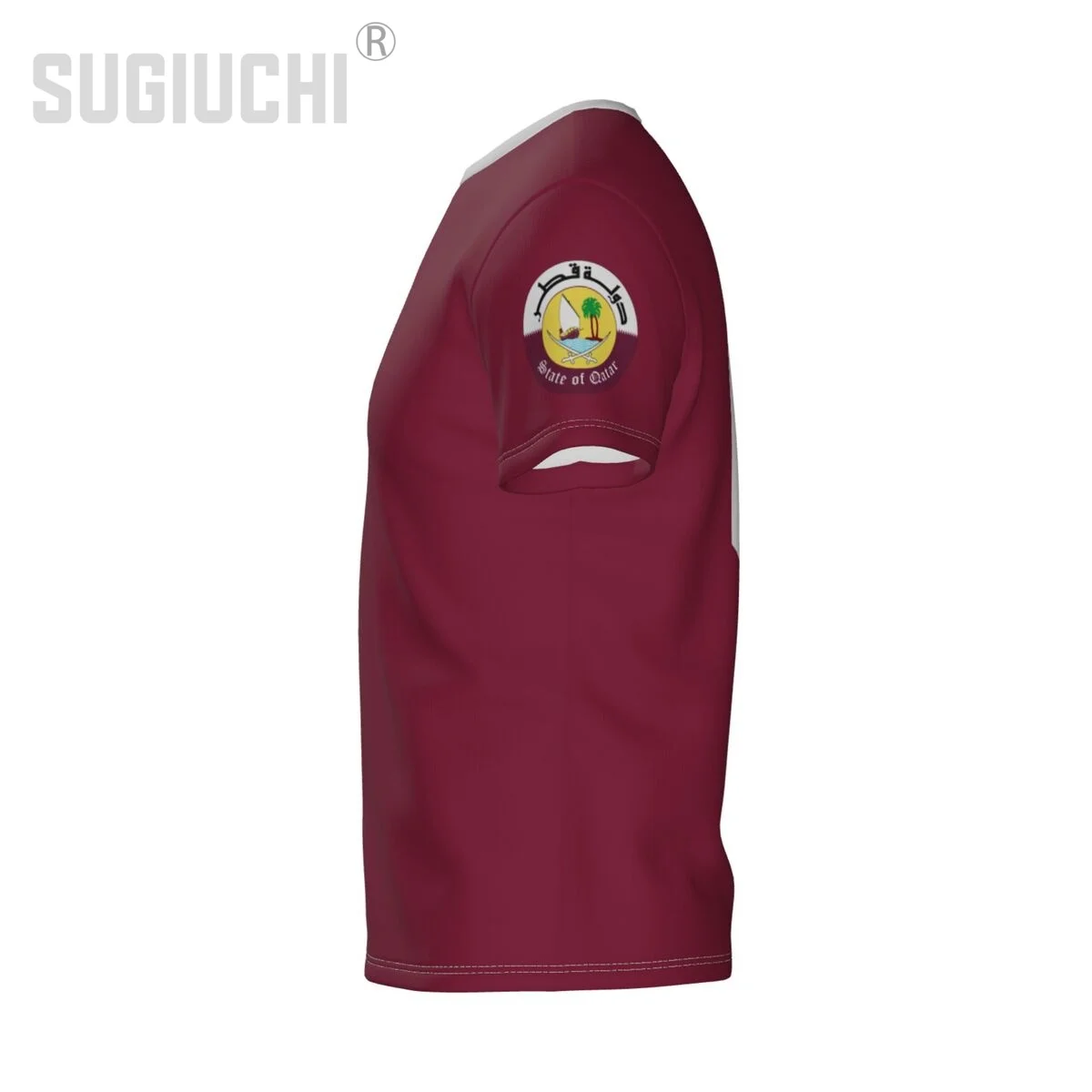 Пользовательское имя номер флага Катара эмблема 3D футболки для мужчин и женщин