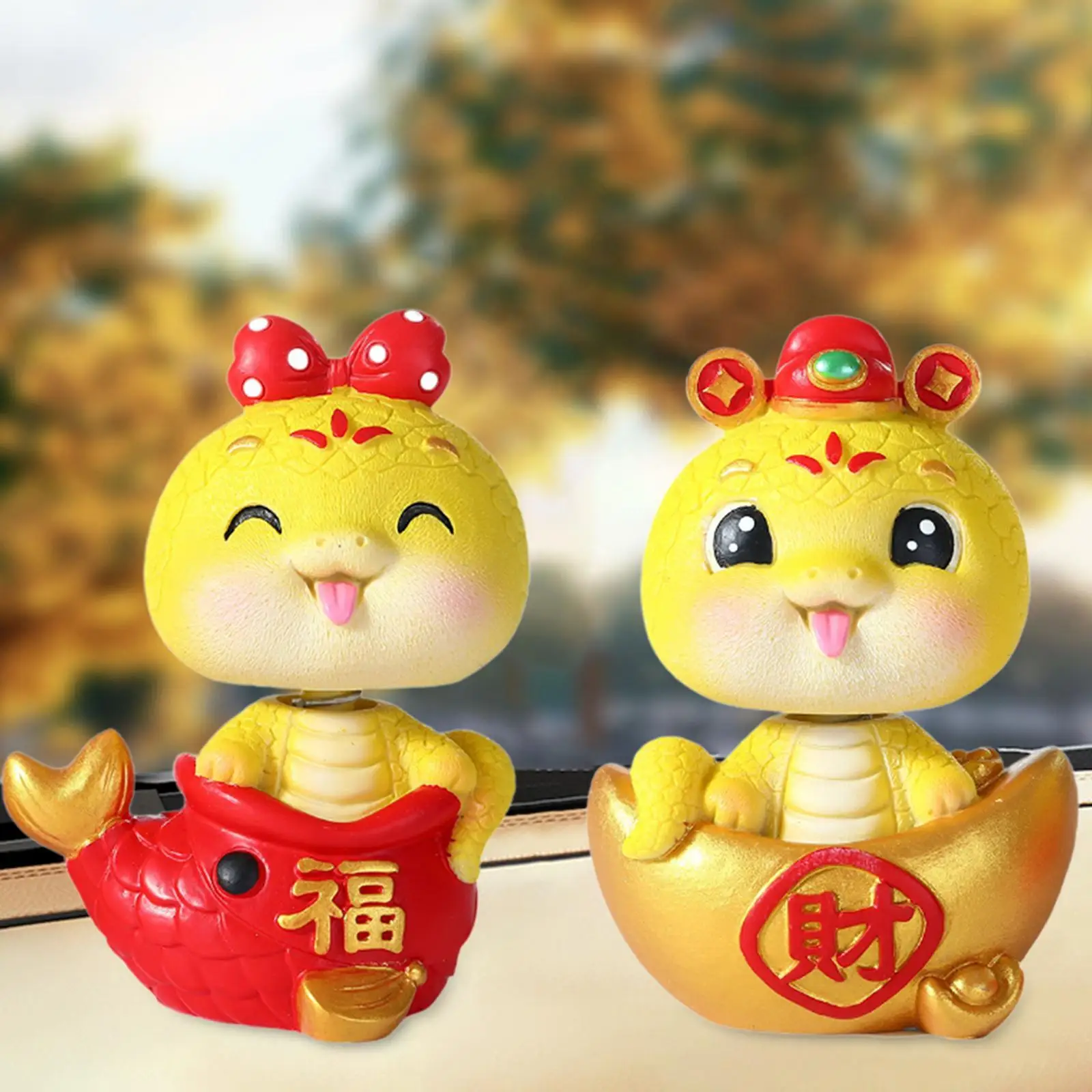 Потрясающая голова змеи украшение для приборной панели автомобиля домашняя