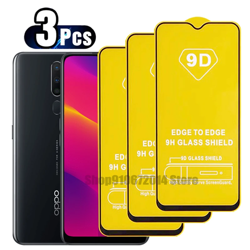 

3PCS 9D Tempered Glass For OPPO A5 A8 A9 2020 Screen Protector For OPPO A96 A92 A91 A36 A11 A35 A53 A73 A72 A52 Protective Glass