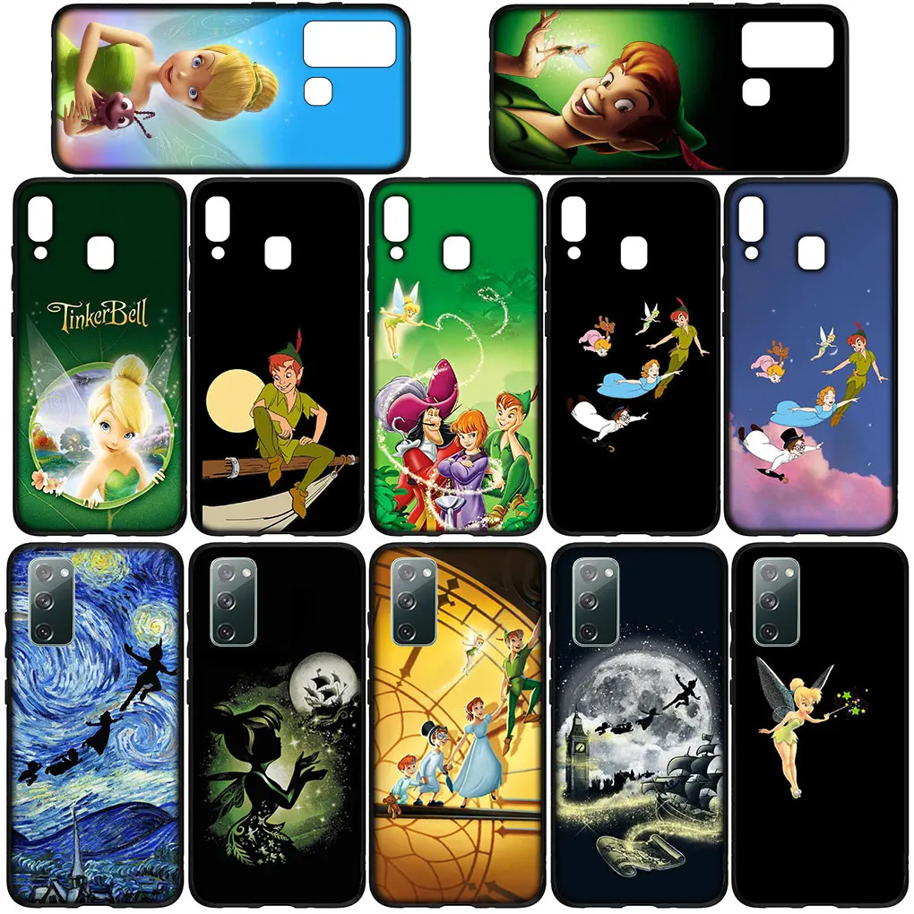 Мягкий чехол Tinker Bell Peter Pan Tinkerbell для Samsung Galaxy S22 S21 S20 Fe Ultra S8 Plus M21 M31 + S7 Edge телефона