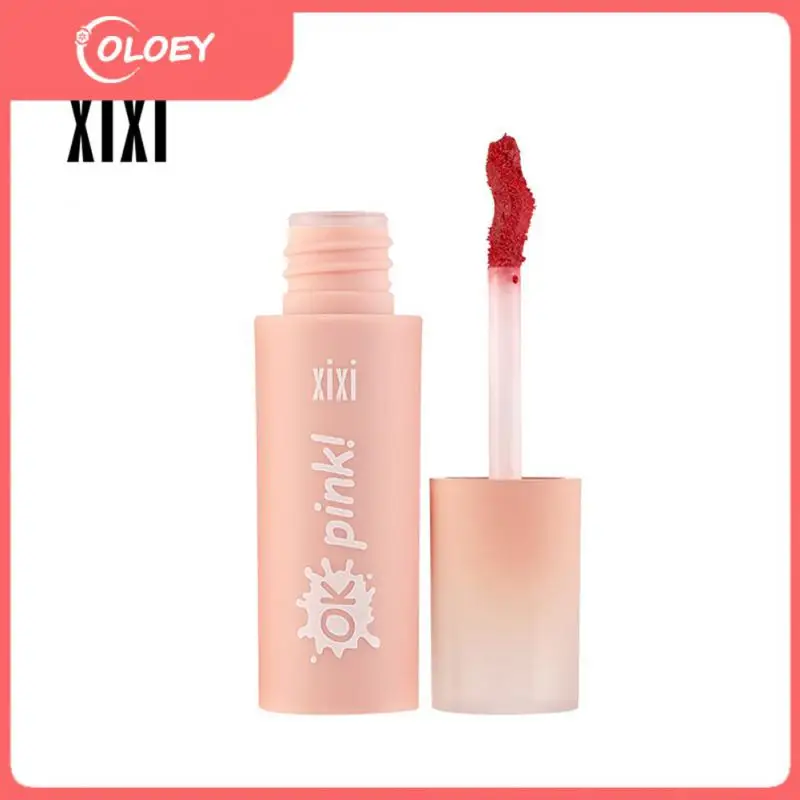 

Lip Tint Mud Waterproof Moisturizing Pink Sakura Lip Gloss Non-stick Cup 6 Colors Velvet Mate Lipstick Lips Makeup Cosmetics